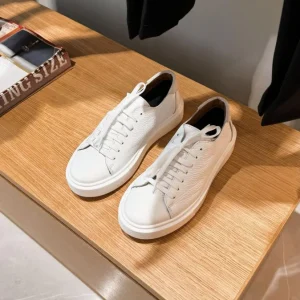 Sneakers Bassa in Pelle BIANCO