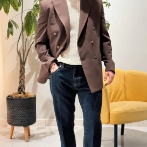 BLESSING Denim Fisso con Gamba Dritta Lav. 0