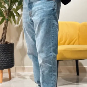 BLESSING Denim Fisso con Gamba Dritta BLU CHIARO