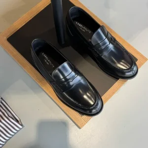 Mocassino College in Pelle NERO