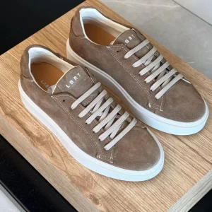 Sneakers Bassa in Camoscio LBRT BEIGE