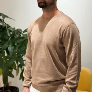 Girocollo in Maglia Basic CAMMELLO