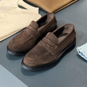 Mocassino in Camoscio MORO