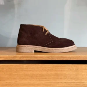 Scarpe Polacchine in Camoscio MORO