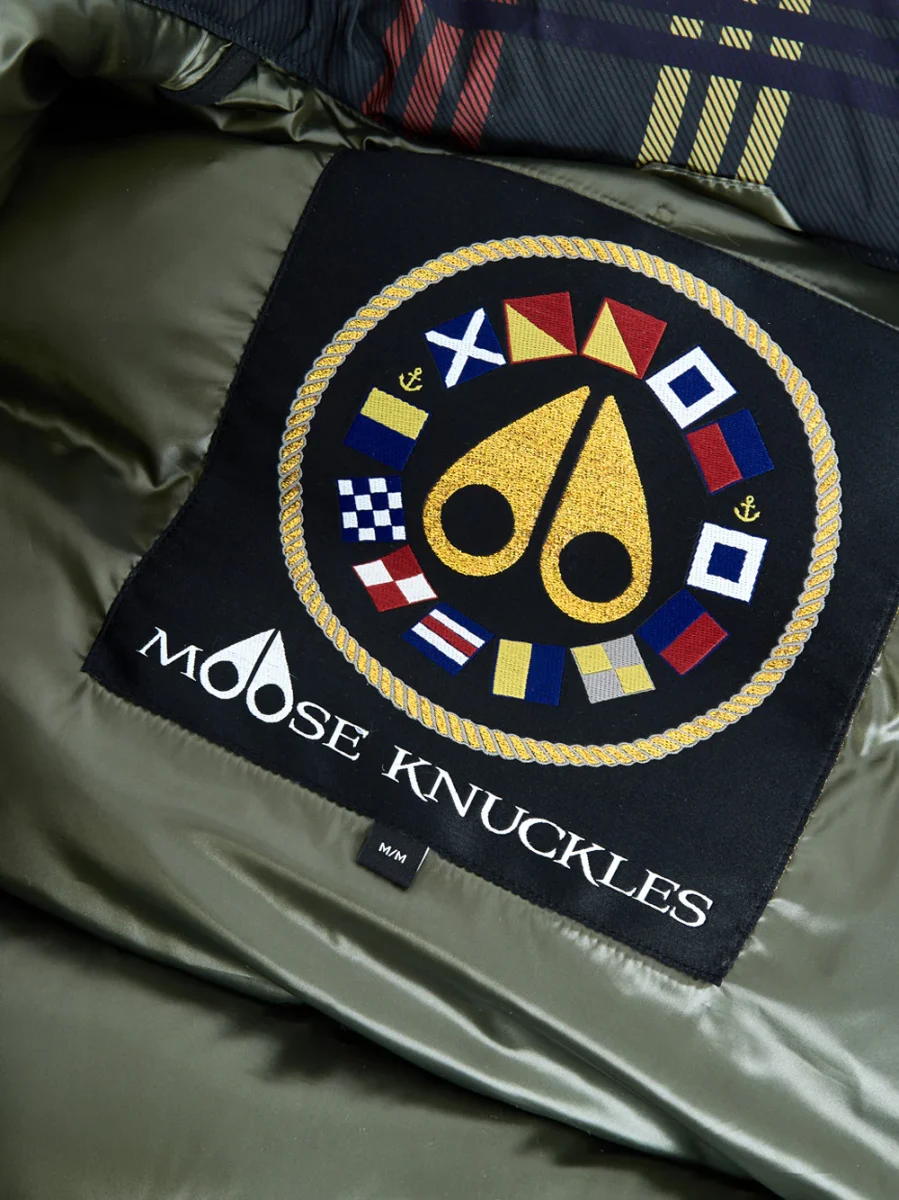 Giubbino Smanicato Imbottito Check Multicolor Moose Knuckles - immagine 6