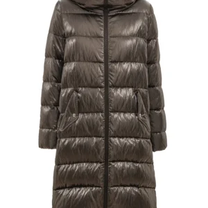 Parka lungo imbottito con cappuccio Herno.