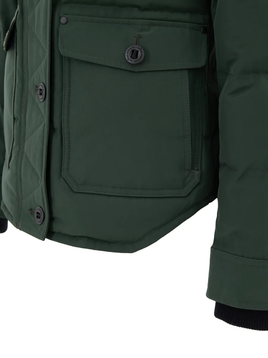 Field Jacket Imbottita in Verde Moose Knuckles - immagine 4