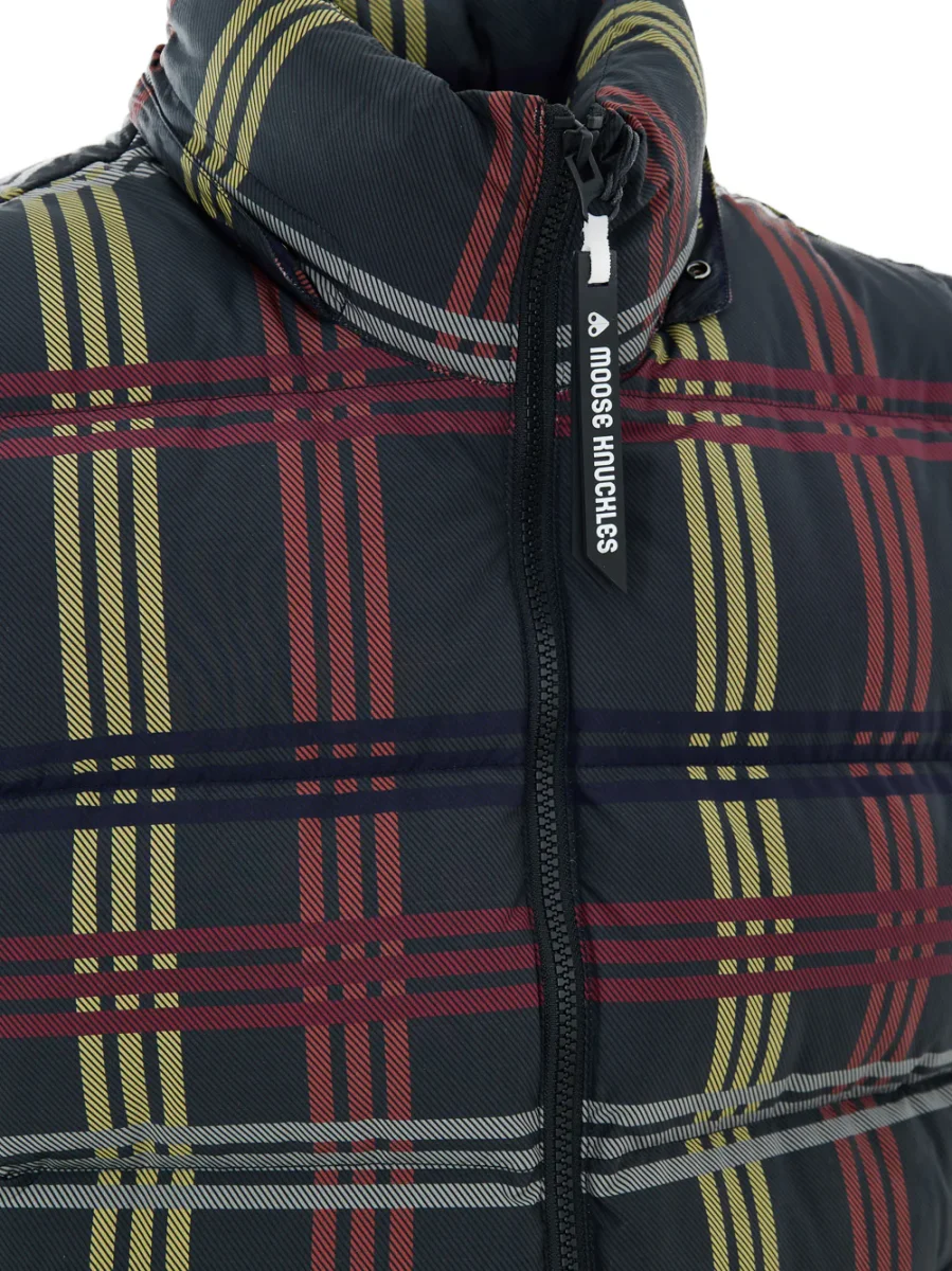 Giubbino Smanicato Imbottito Check Multicolor Moose Knuckles - immagine 5