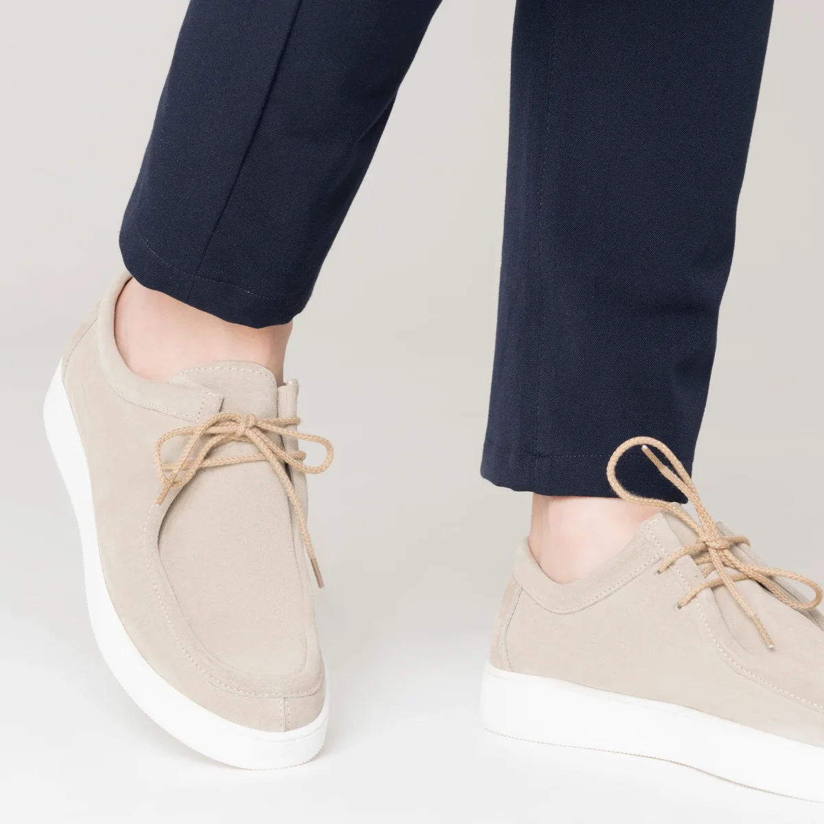 Frank Sneakers Uomo in Morbido Camoscio - immagine 8