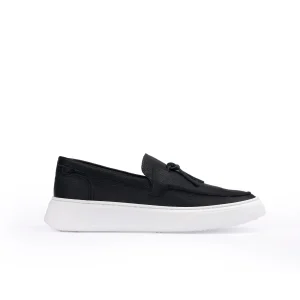 Slink mocassino uomo slip on in pelle bottolata