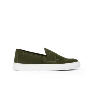 Pold mocassino slip on uomo in camoscio