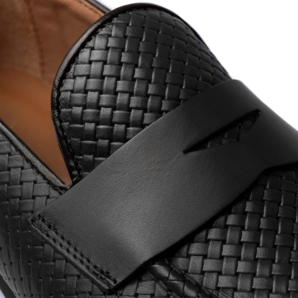 Broad Mocassino Uomo in Pelle Intrecciata - immagine 4