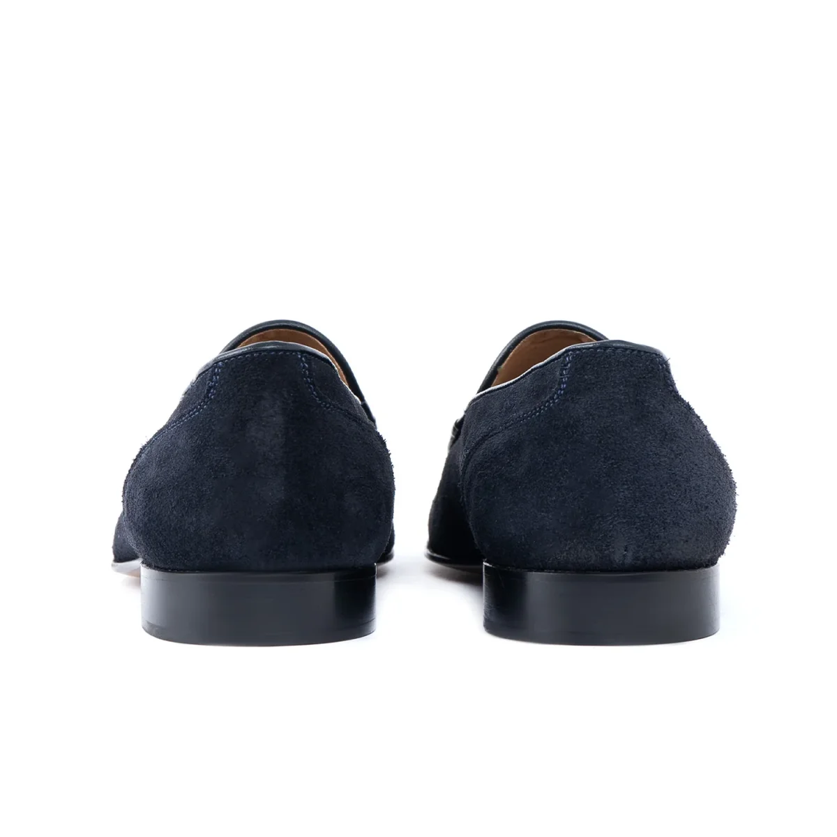 Monk lux mocassino uomo in camoscio fondo cuoio - immagine 5