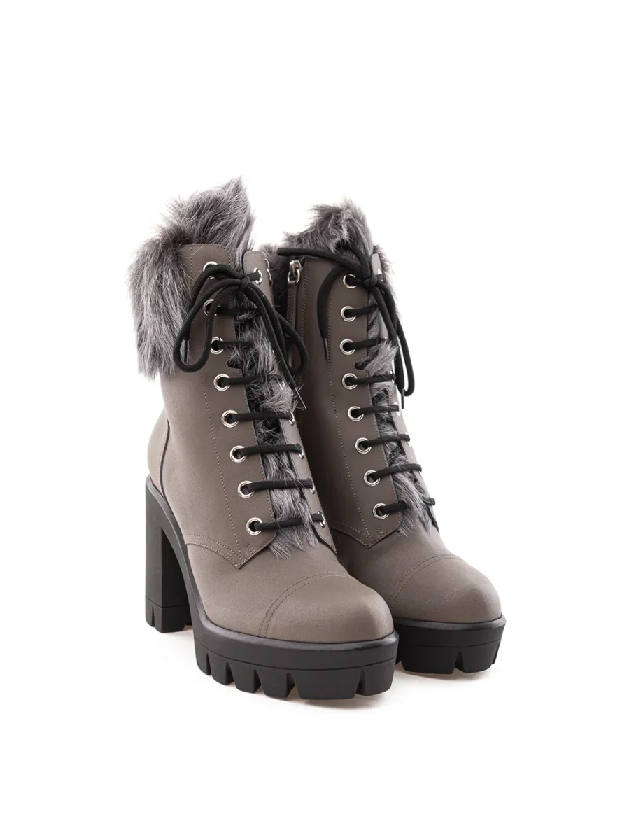 Stivaletto Combat con Pelliccia interna Giuseppe Zanotti - immagine 3