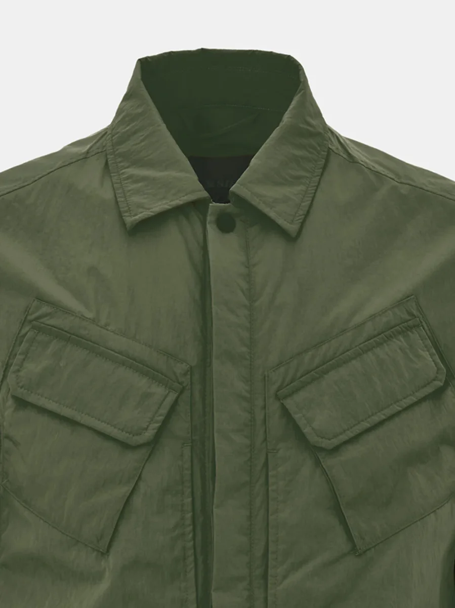 Giubbino Overshirt in Tessuto Tecnico Verde Paul & Shark - immagine 6
