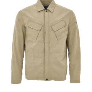 Giubbino Overshirt in Tessuto Tecnico Beige Paul & Shark