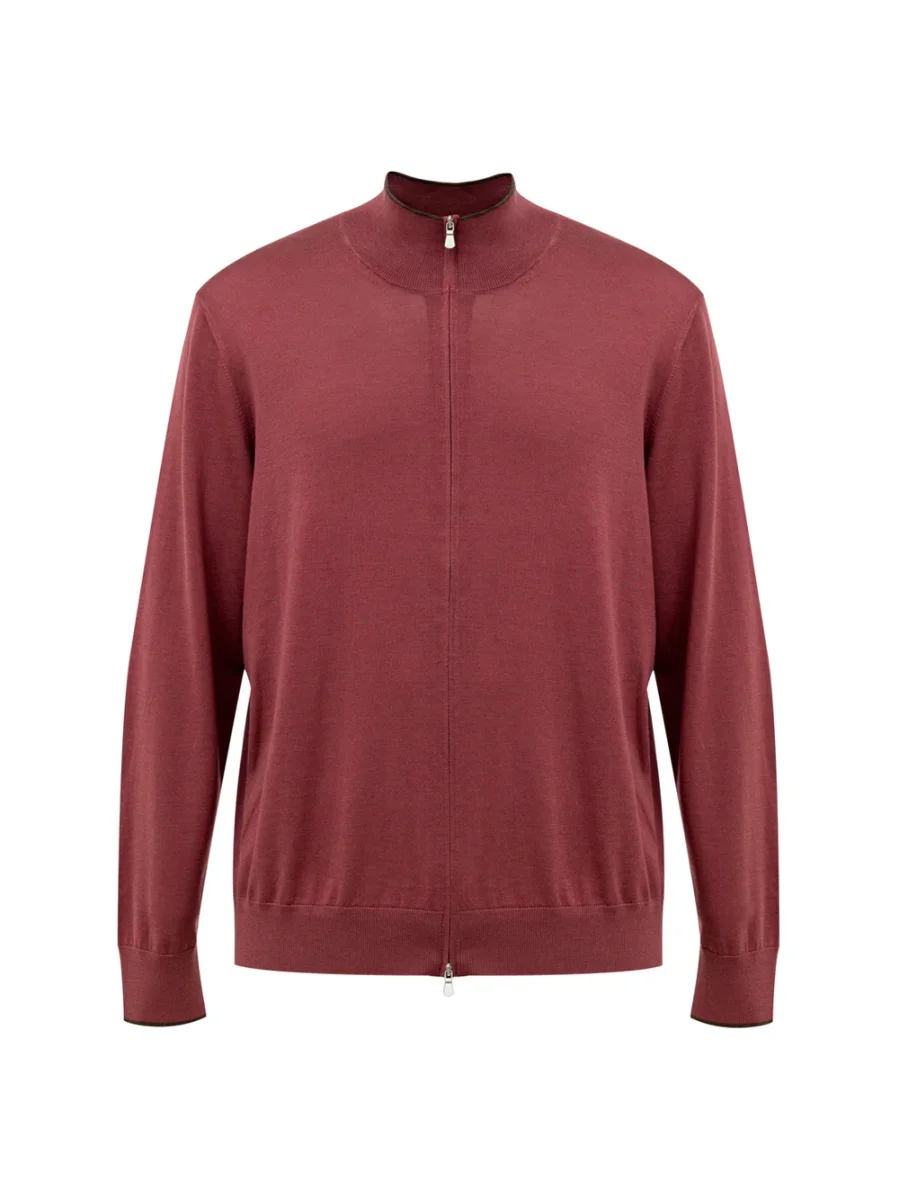 Maglia con Zip a Manica Lunga Gran Sasso - immagine 2