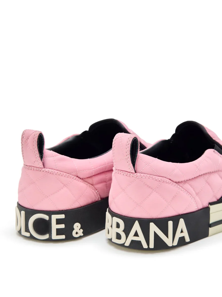 Slip on Matélassé in Rosa Dolce & Gabbana - immagine 6