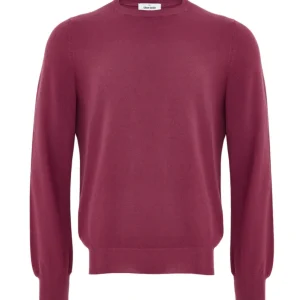 Maglione Girocollo Viola in Cotone Gran Sasso