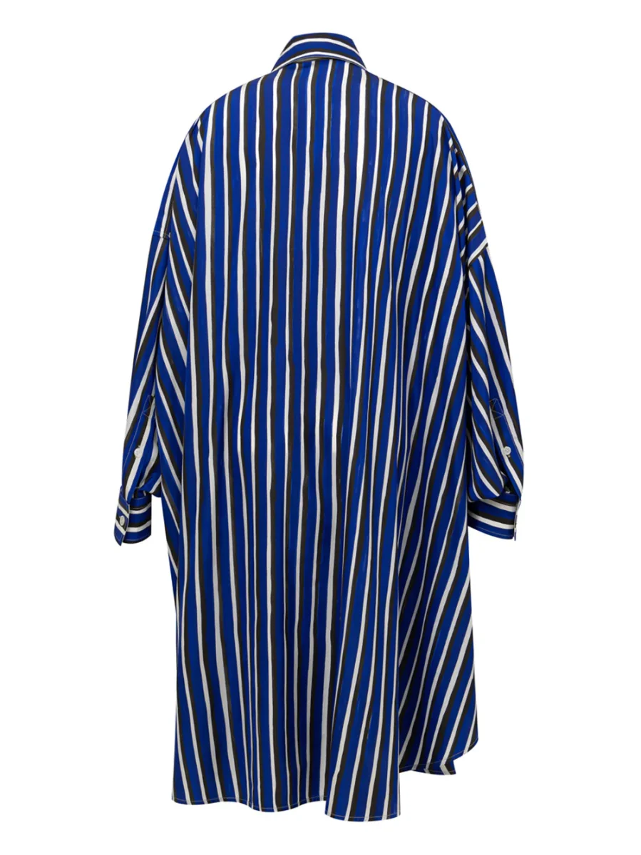 Abito Camicia Kaftano a Righe Bottega Veneta - immagine 3