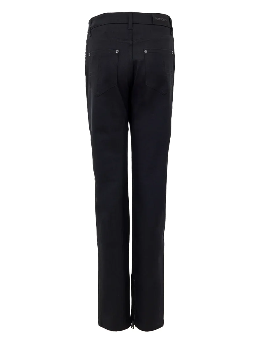 Jeans Skinny in Denim Nero Stretch Tom Ford - immagine 3