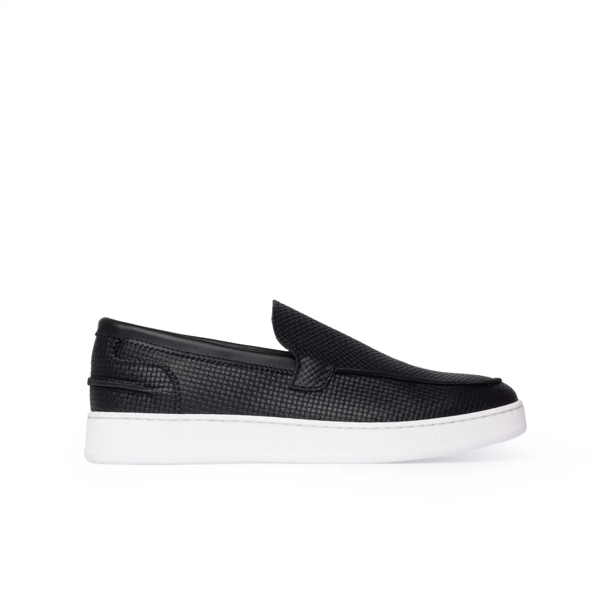 Soft in pelle slip on uomo