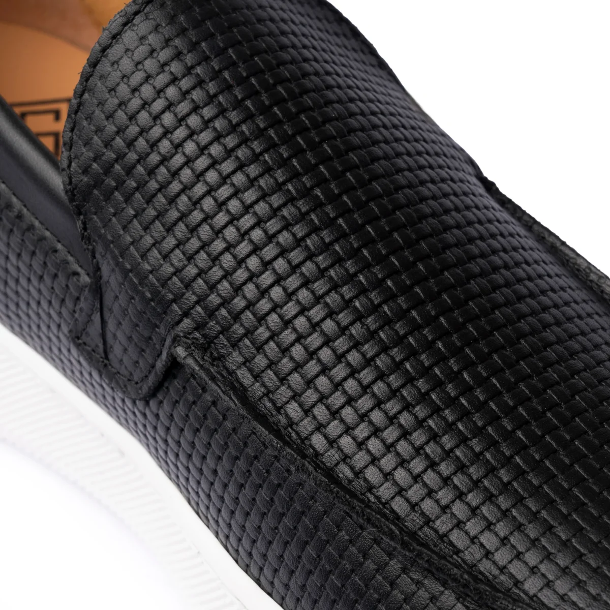 Soft in pelle slip on uomo - immagine 4