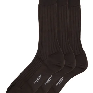 Calzini Tripack in misto  lana merinos Zegna