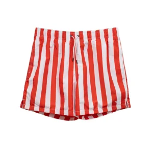 Costume Boxer a Righe Rosse Emporio Armani