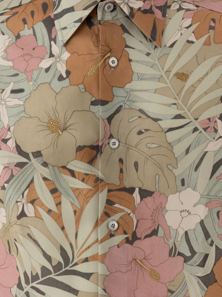 Camicia Stampa Floreale Multicolor Tom Ford - immagine 4