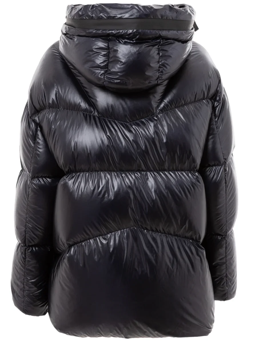 Piumino con cappuccio e logo a scomparsa ADD - immagine 4