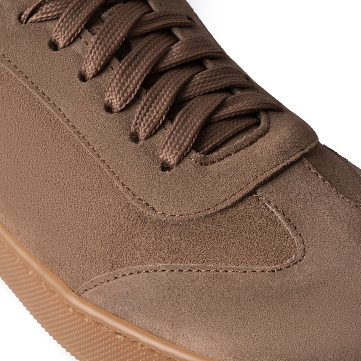Fusion sneakers basse uomo in morbido camoscio - immagine 4