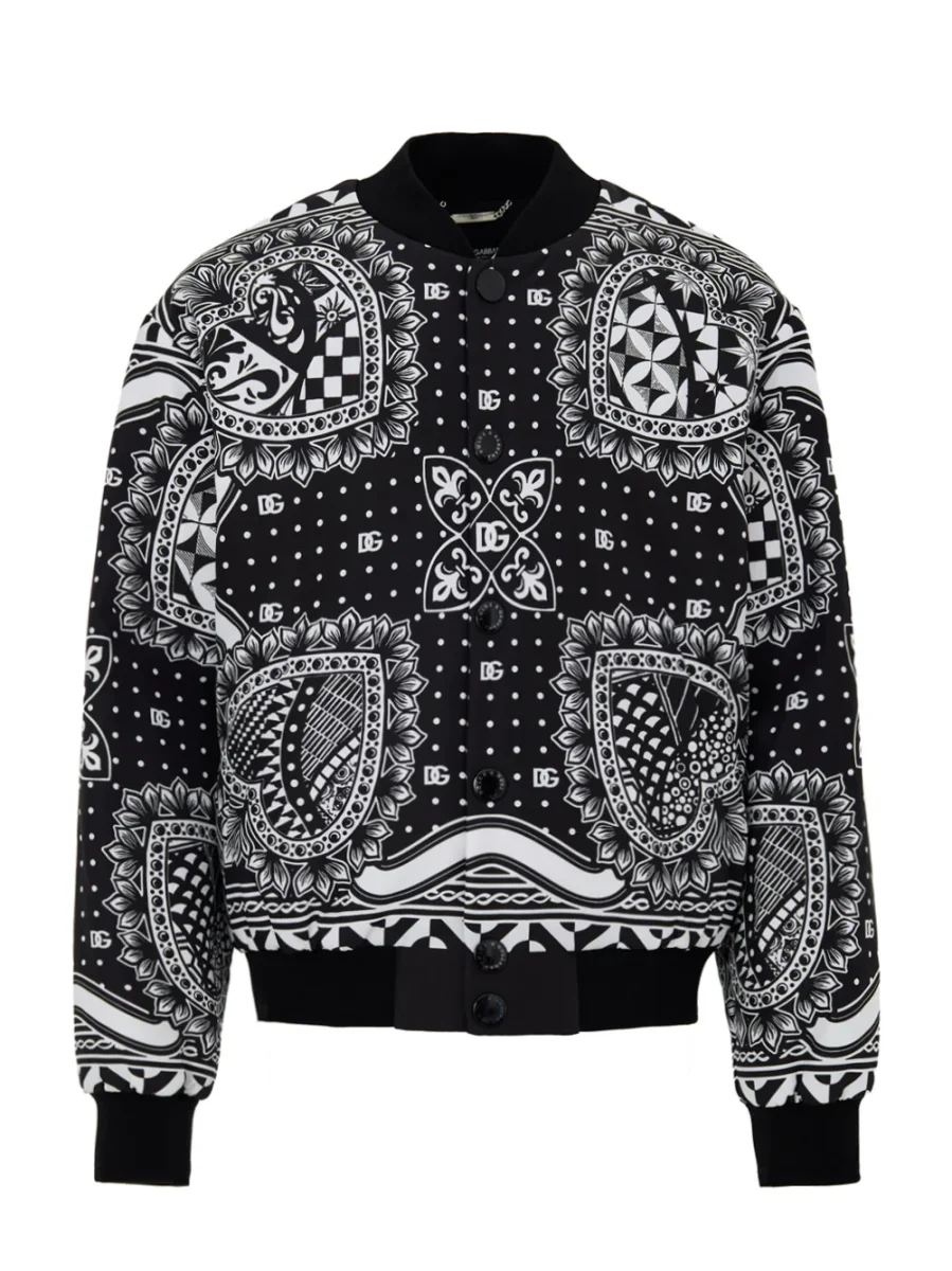 Giubbino Bomber Stampato Dolce & Gabbana - immagine 2
