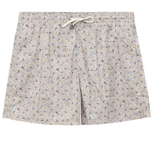 Costume Boxer con Stampa Vele Canali