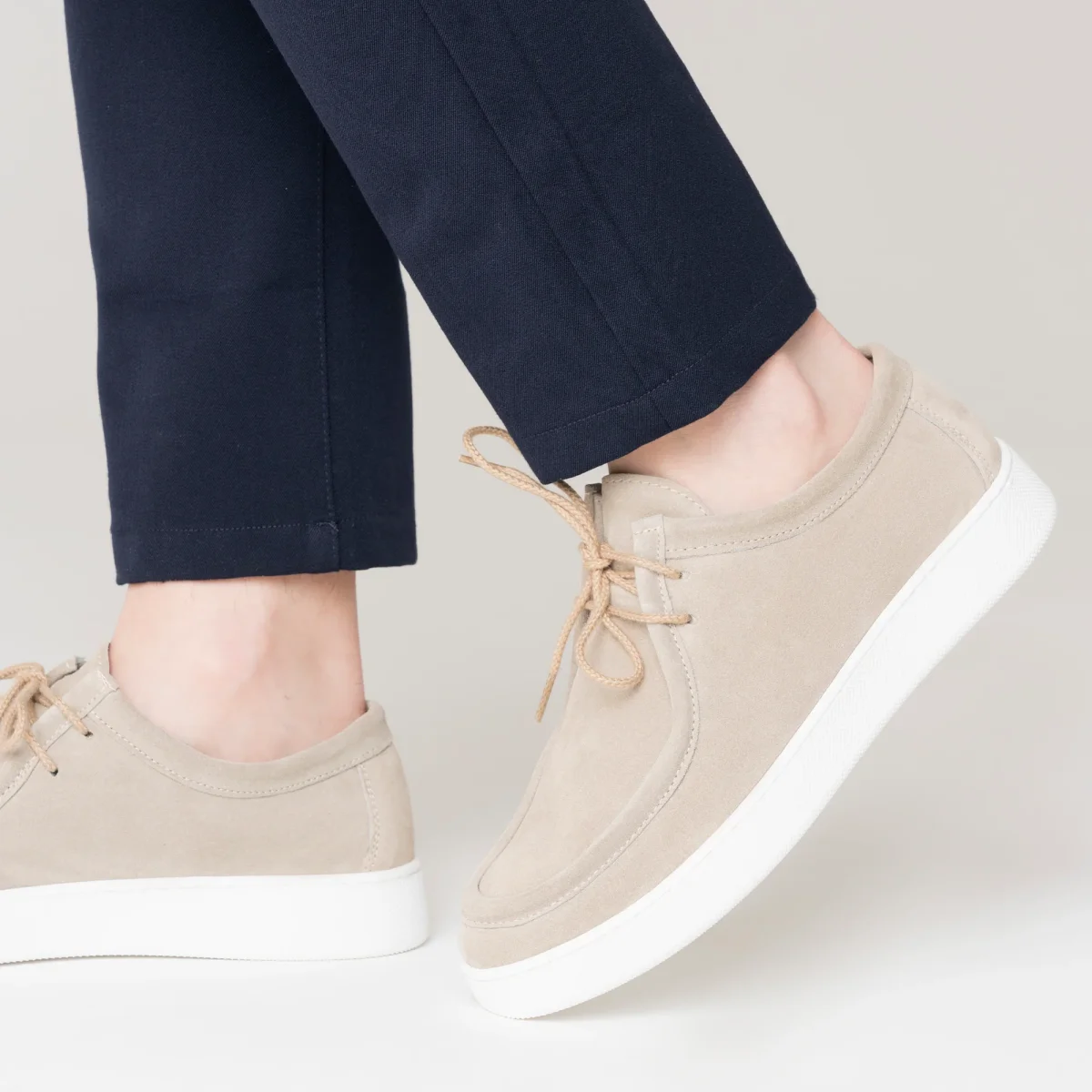 Frank Sneakers Uomo in Morbido Camoscio - immagine 7