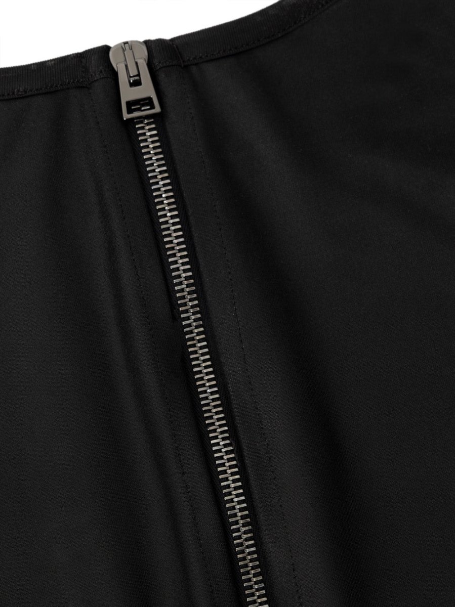 Tom Ford Maglia in Viscosa Nera con Zip Posteriore - Maniche Lunghe - immagine 5