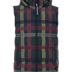 Giubbino Smanicato Imbottito Check Multicolor Moose Knuckles