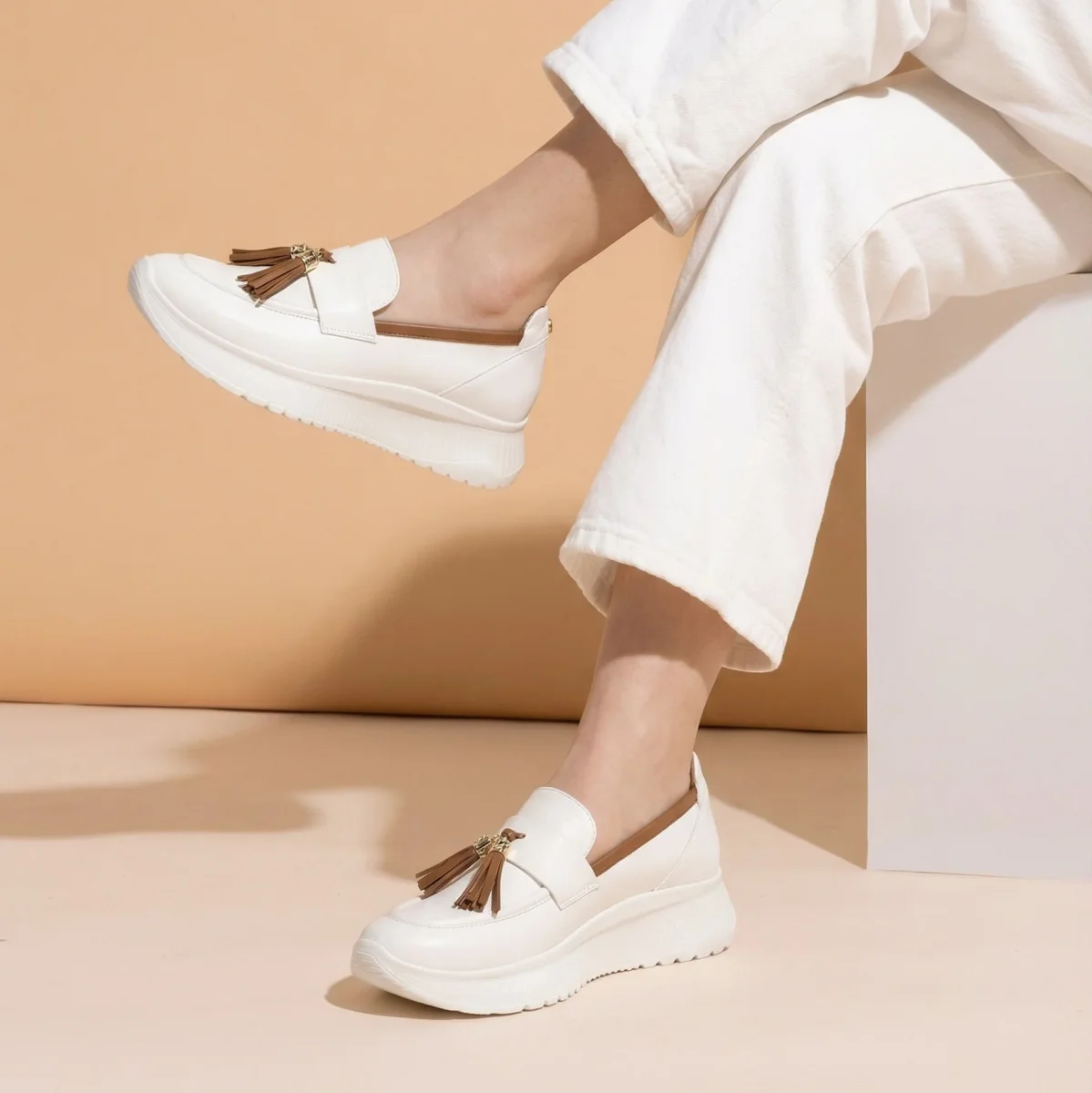 Mocassino Amber 9 Bianco - immagine 3