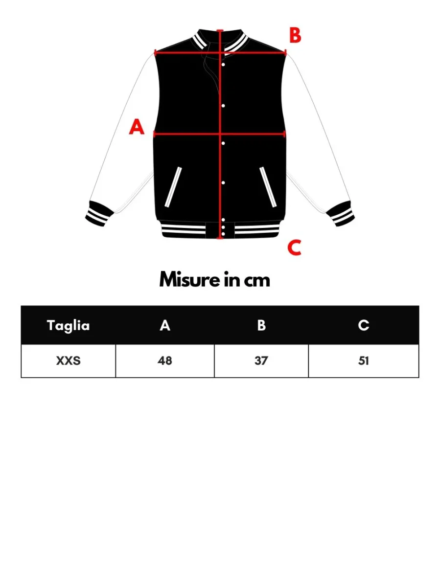 Giubbino Corto in Denim Bianco/Nero Retrofête - immagine 6