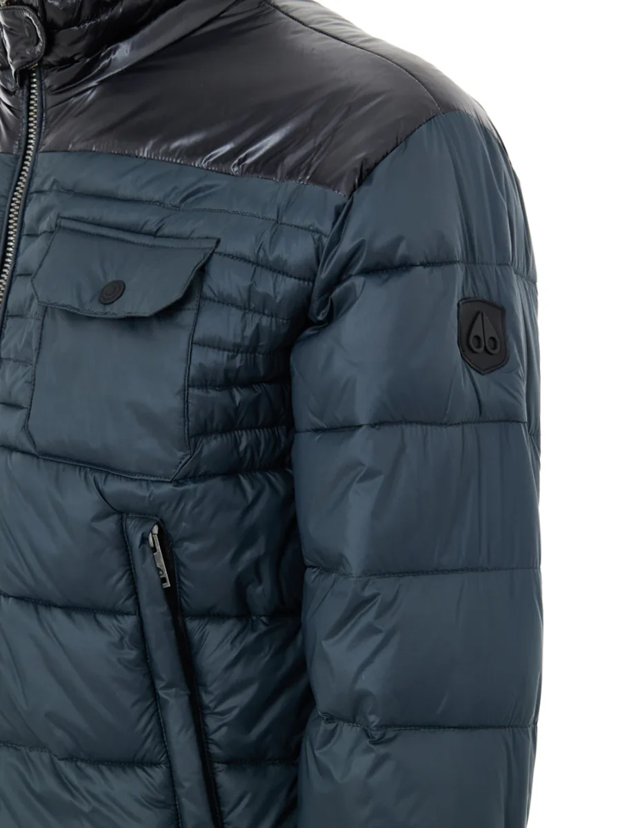 Giubbino Imbottito Leggero Grigio Moose Knuckles - immagine 4