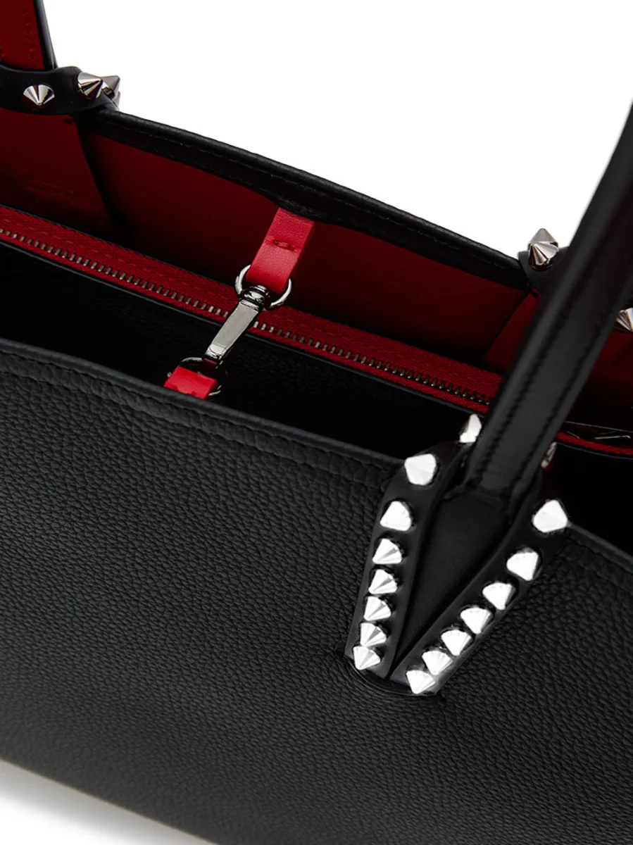 Borsa Tote Large Cabata in Pelle Nera Christian Louboutin - immagine 7