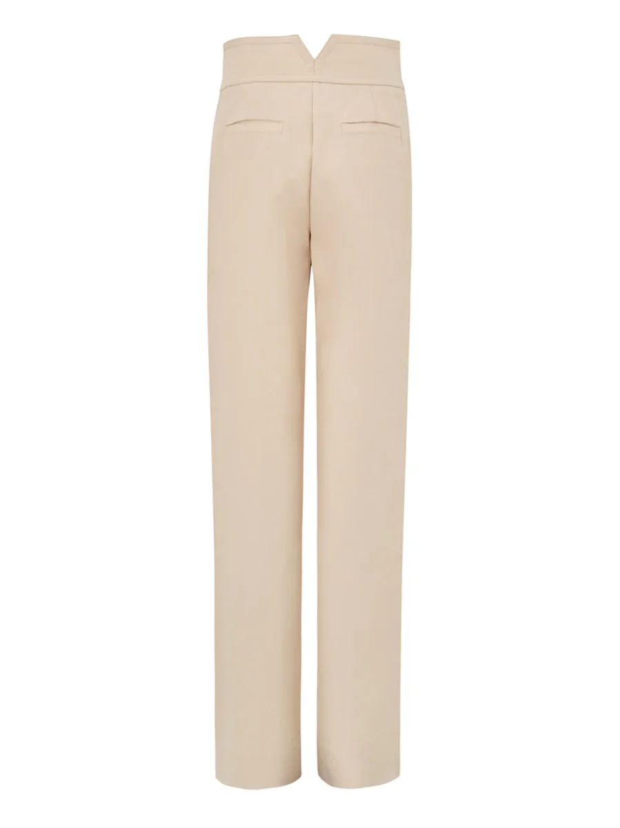 Pantaloni Cipria con Fascia in Vita Cult Gaia - immagine 3