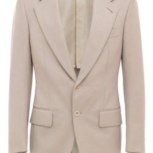 Tom Ford Giacca Monopetto Uomo - Beige