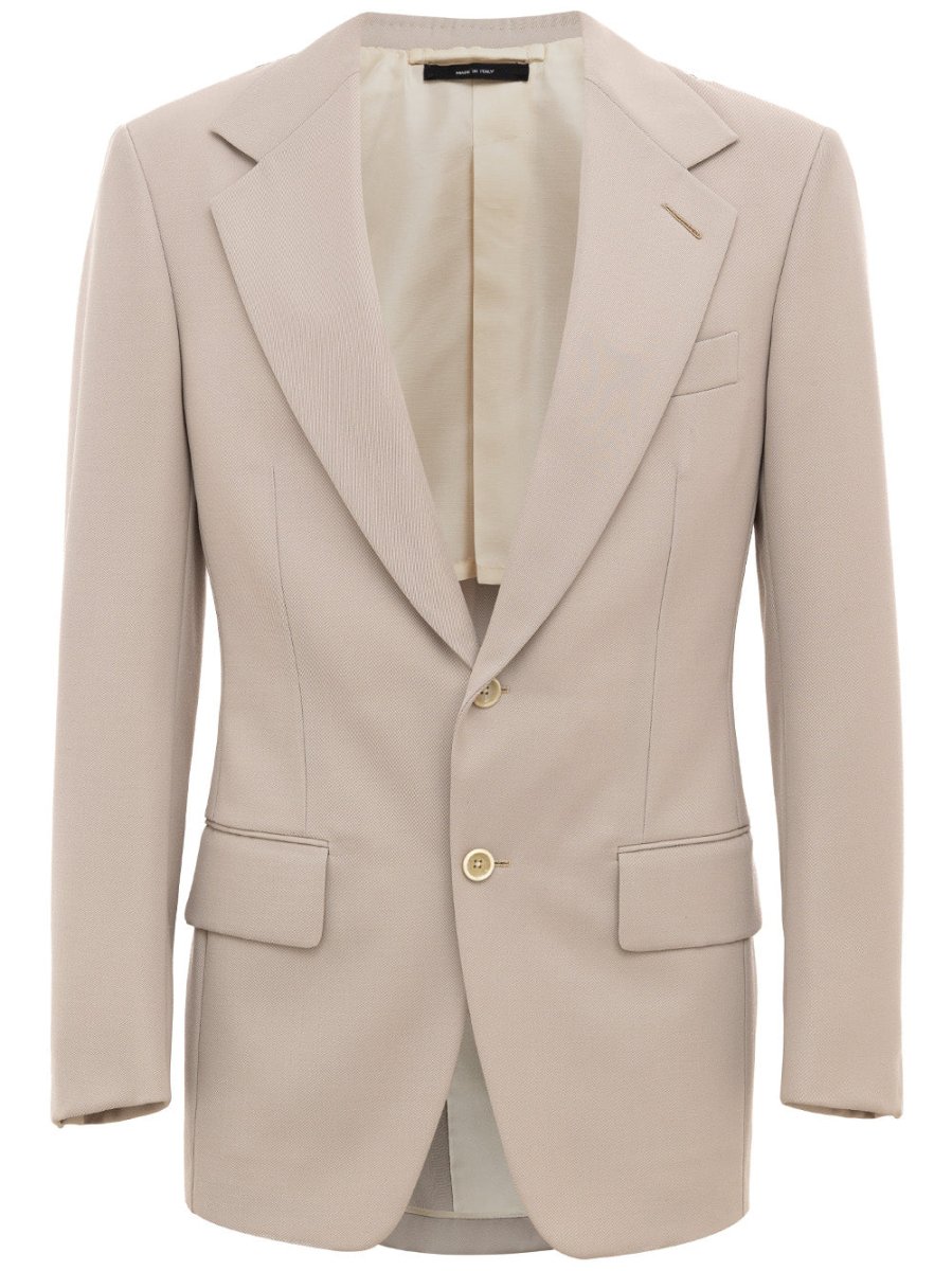 Tom Ford Giacca Monopetto Uomo - Beige - immagine 2