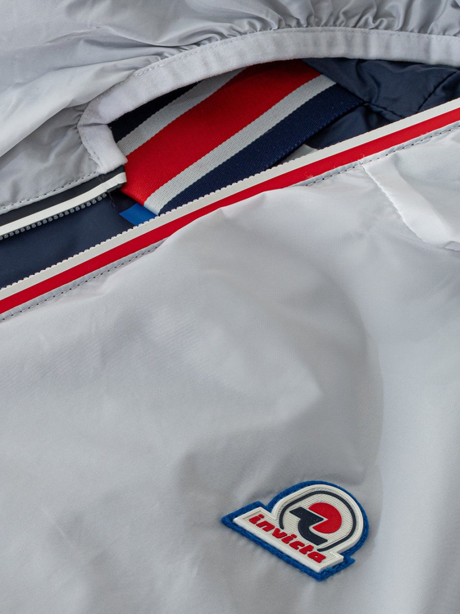 Giacca a Vento Grigio Chiaro Invicta - immagine 5