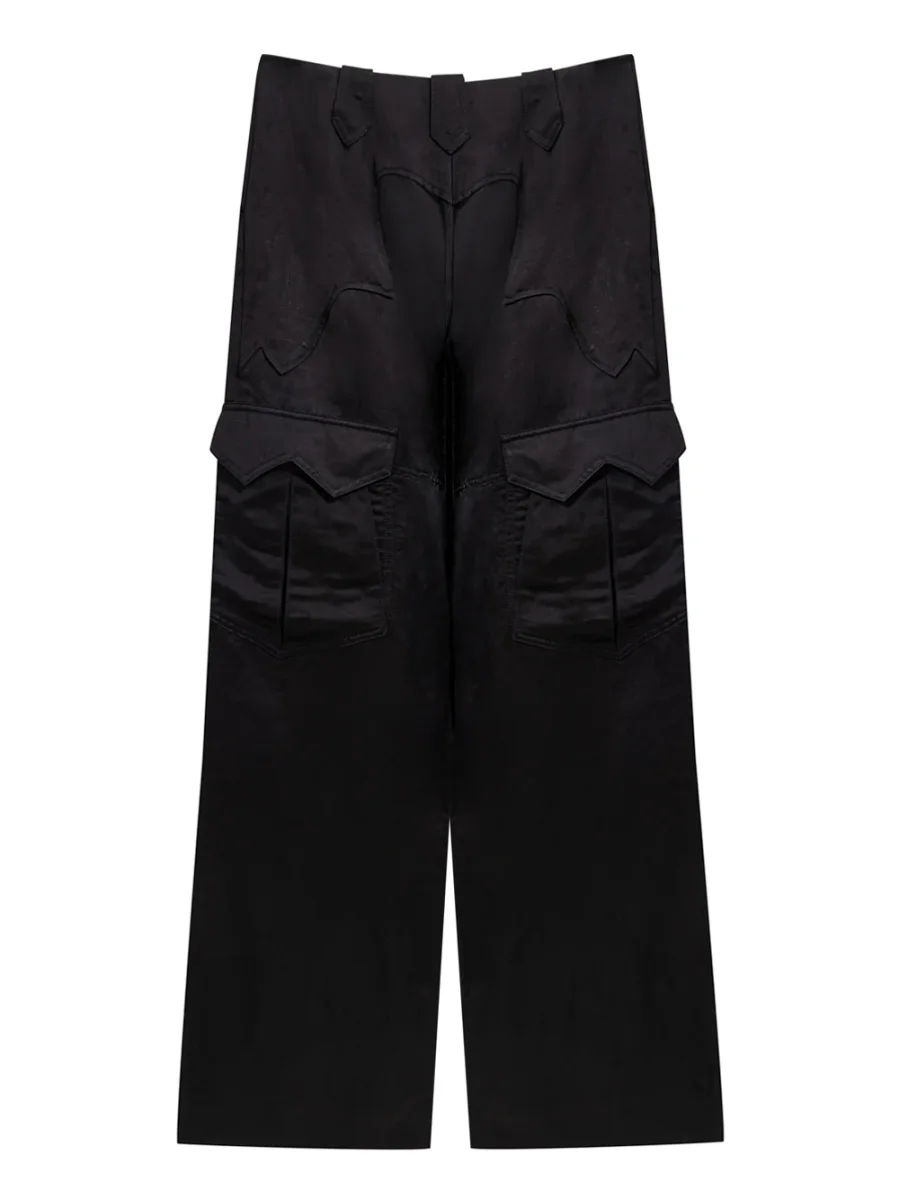 Pantalone Cargo in Viscosa Nera Tom Ford - immagine 3