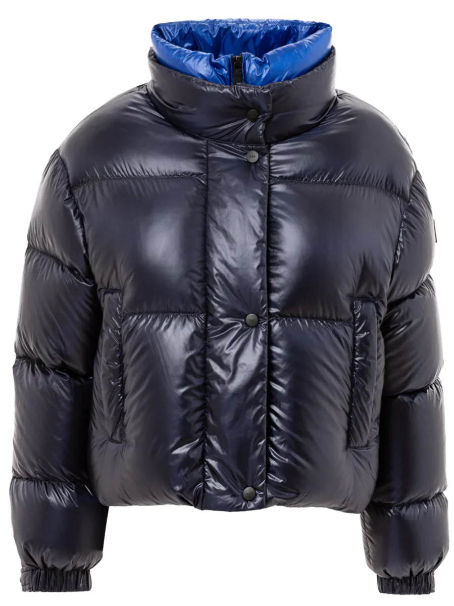 Piumino Corto con colletto a contrasto ADD - immagine 2