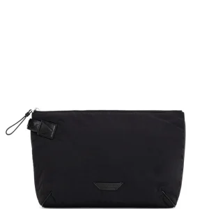 Pochette Light Paper in Nylon nero Bottega Veneta