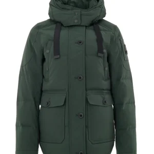 Field Jacket Imbottita in Verde Moose Knuckles