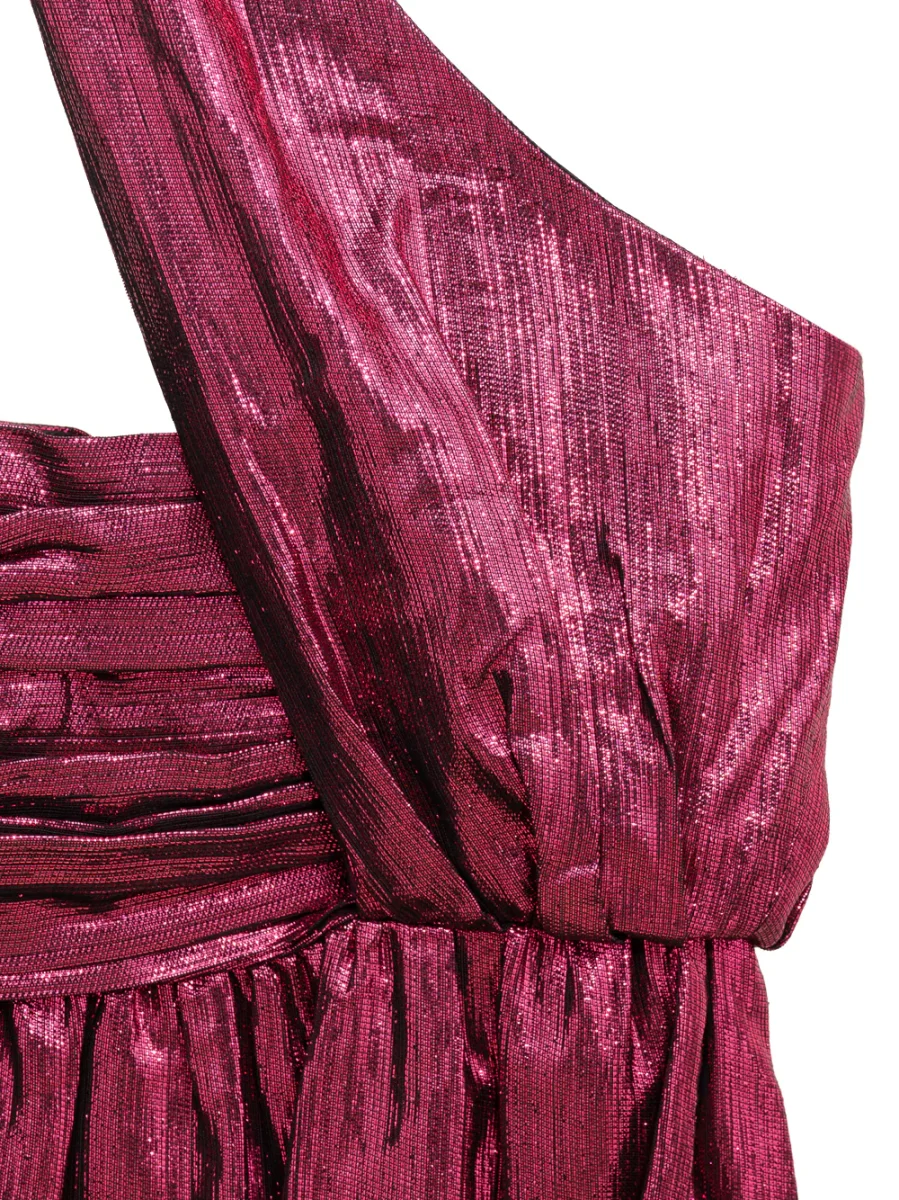 Disco Mini Dress in Fuchsia Saint Laurent - immagine 7